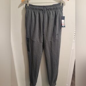 NWT Reebok Charcoal Heather Double Point Athletic Jogger Pants Men's Small